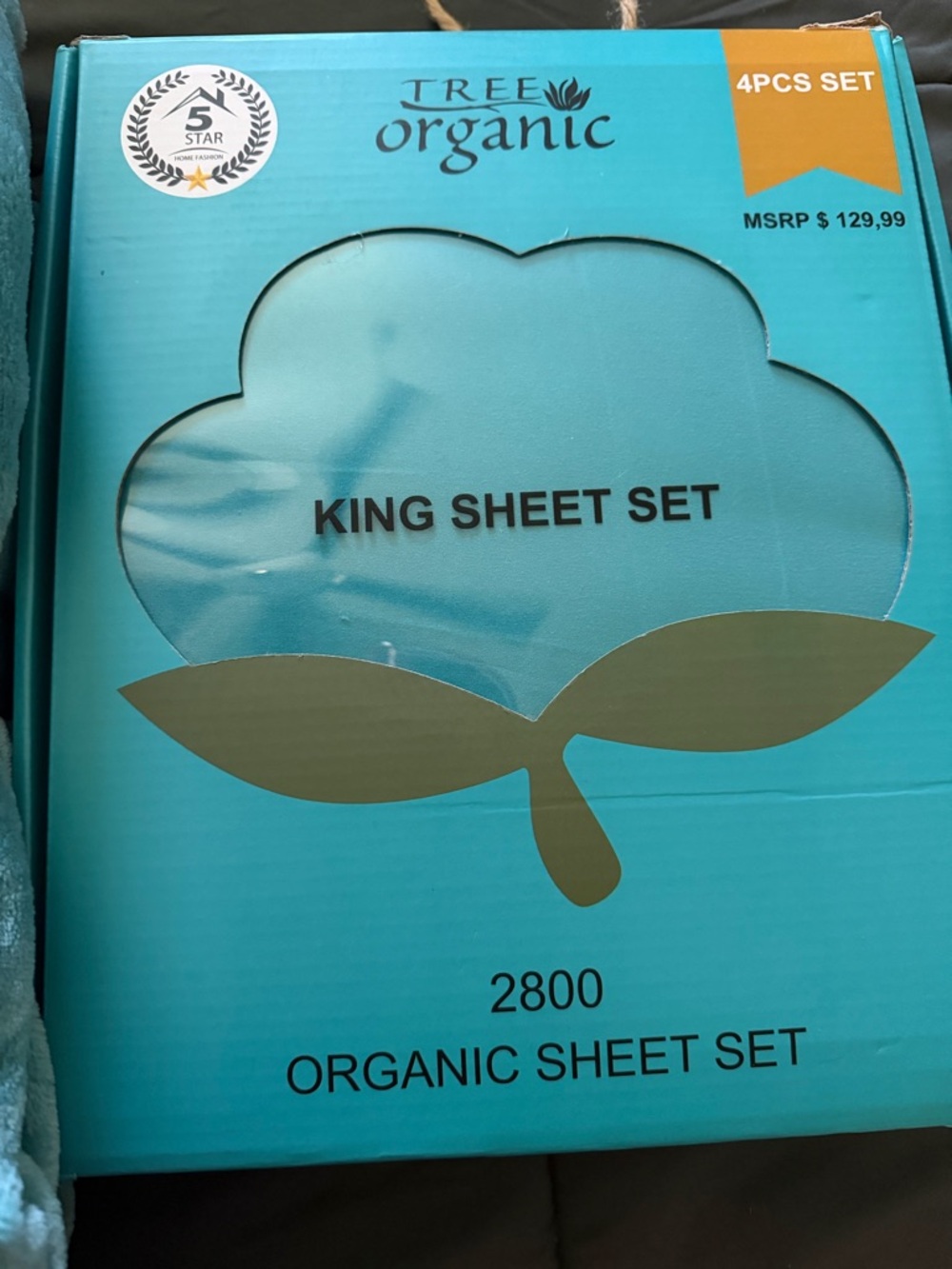 King Sheet Set - Turquoise